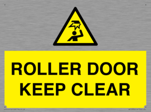 ROLLER DOOR KEEP CLEAR